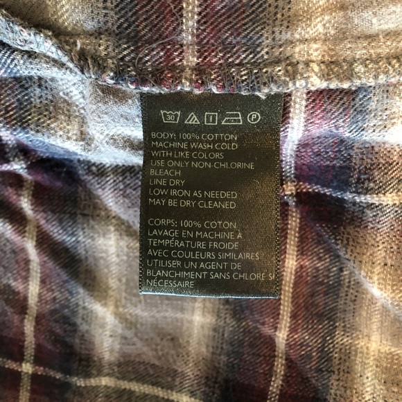 BDG Urban Outfitters Flannel Button Down Shirt - Picture 3 of 4